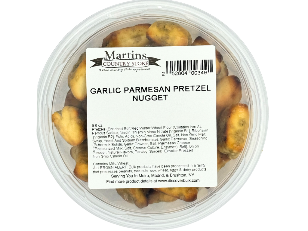 GARLIC PARMESAN PRETZELS 9.6oz