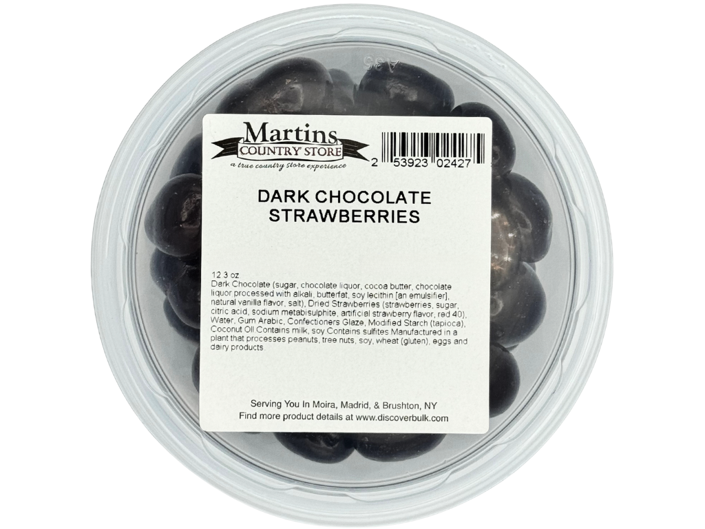 DARK CHOCOLATE STRAWBERRIES 6.4oz