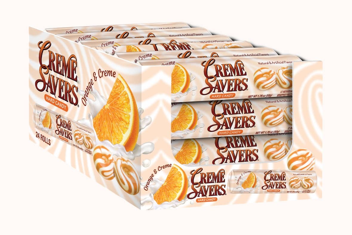 Nostalgic Orange 🍊 Cream Saver Retro Roll