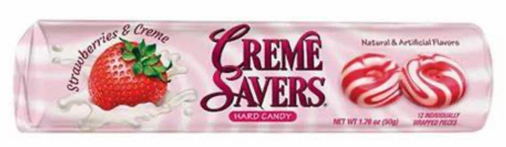 Nostalgic Strawberry 🍓 Cream Saver Retro Roll