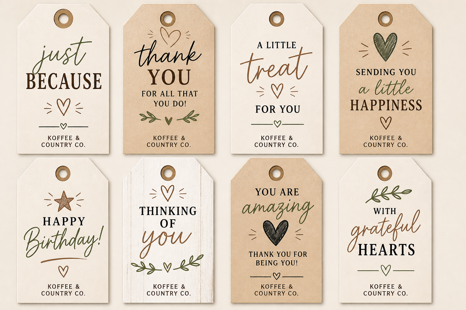 Pre-made gift bags